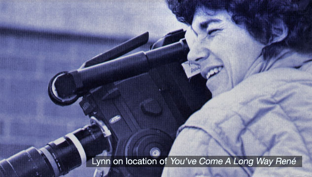 Director Lynn Hamrick on location of You've Come Along Way Rene